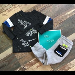 Osh Kosh Shirt and Joggers